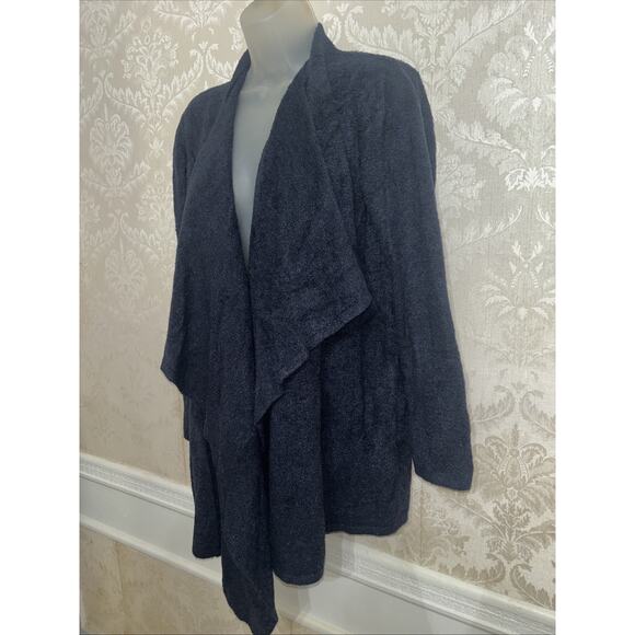 Barefoot Dreams Bamboo Chic Lite Long Sleeve Cardigan Sweater Size L/XL - Picture 3 of 8